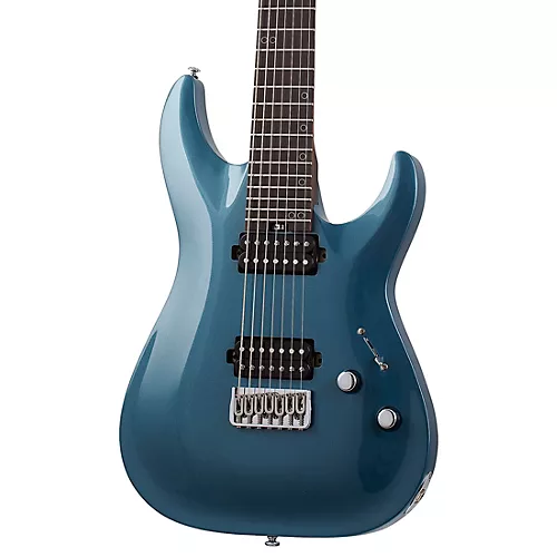 Schecter Guitar Research Aaron Marshall AM-7 7-String Electric Guitar Cobalt Slate - musicians--Friend