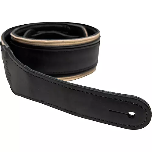 Taylor American Dream Leather Strap White/Black 2.5 in. - musicians--Friend