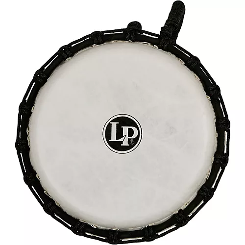 LP World Rope-Tuned Circle Djembe, 7 in. Blue Marble - musicians--Friend