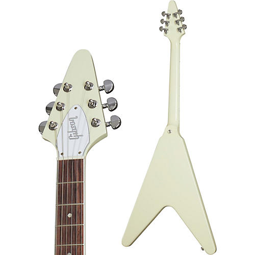 Gibson '70s Flying V Electric Guitar Antique Natural - musicians--Friend