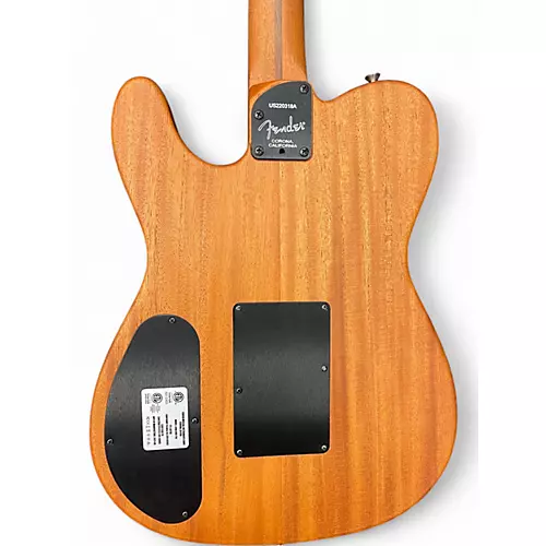 Used Fender ACOUSTASONIC TELECASTER PAISLEY PINK PAISLEY Acoustic Electric Guitar PINK PAISLEY - musicians--Friend