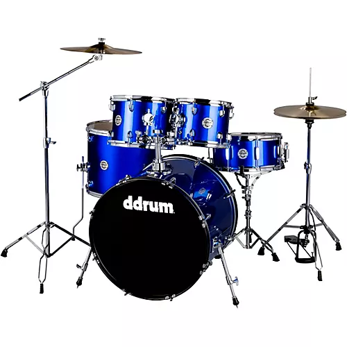ddrum D2 5-Piece Complete Drum Kit Deep Aqua Sparkle - musicians--Friend