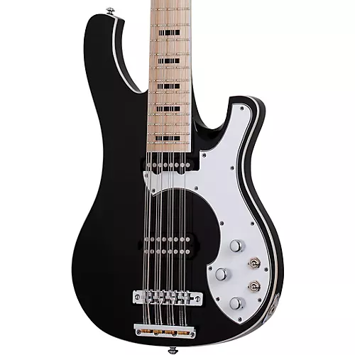 Schecter Guitar Research Stargazer-12 12-String Electric Bass Gloss Black - musicians--Friend