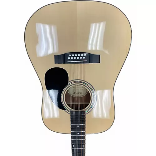 Used Mitchell D120S12E Natural 12 String Acoustic Electric Guitar Natural - musicians--Friend