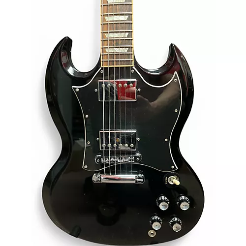 Used 2005 Gibson SG Standard Black Solid Body Electric Guitar Black - musicians--Friend