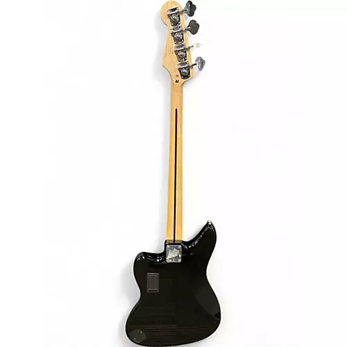 Used Squier Jaguar Bass Black Electric Bass Guitar Black - musicians--Friend