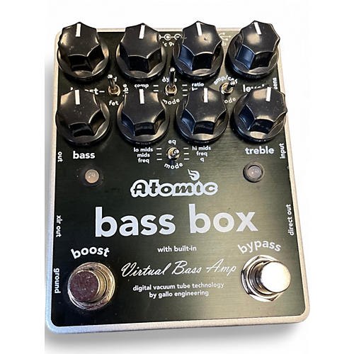 Used Atomic BASS BOX Bass Effect Pedal - musicians--Friend