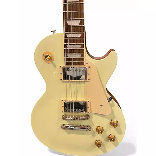 Used Gibson Les Paul Standard White Solid Body Electric Guitar White - musicians--Friend