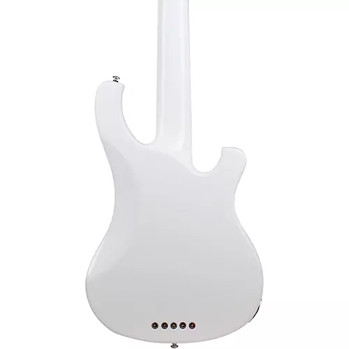 Schecter Guitar Research Stargazer-5 LH Electric Bass Gloss White - musicians--Friend
