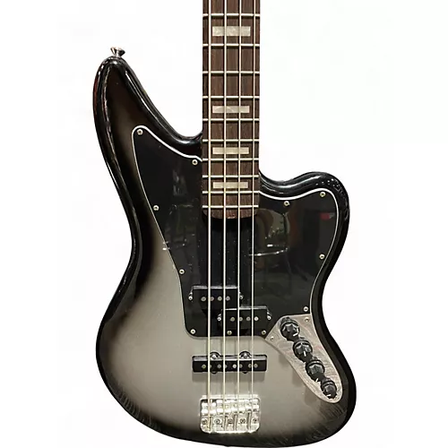 Used Squier Troy Sanders Signature Jaguar Silverburst Electric Bass Guitar Silverburst - musicians--Friend