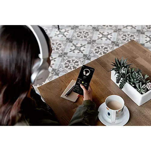Open-Box Shure AONIC 40 Wireless Noise Cancelling Headphones Condition 1 - Mint White - musicians--Friend