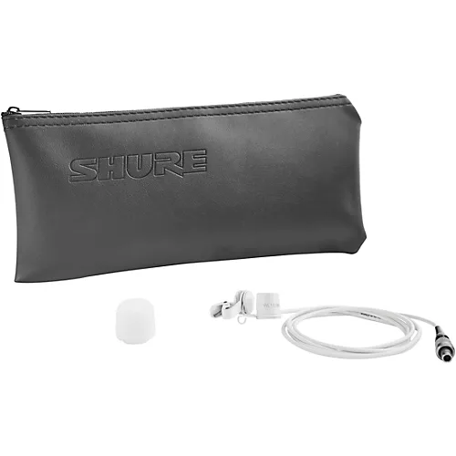 Shure WL183m Omnidirectional Condenser Lavalier With LEMO Termination White - musicians--Friend