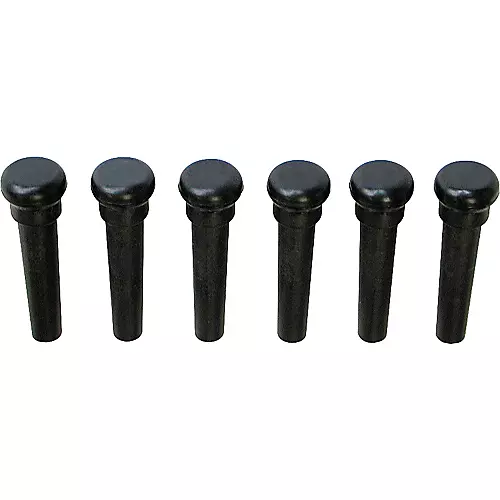 Graph Tech Tusq Ivory Acoustic Guitar Bridge Pins Black Pearl Dot - musicians--Friend