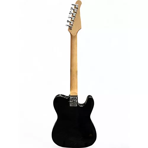 Used Sawtooth ET Black Electric Guitar Black - musicians--Friend