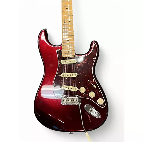 Used Fender American Standard Stratocaster Bordeaux Metallic Solid Body Electric Guitar Bordeaux Metallic - musicians--Friend