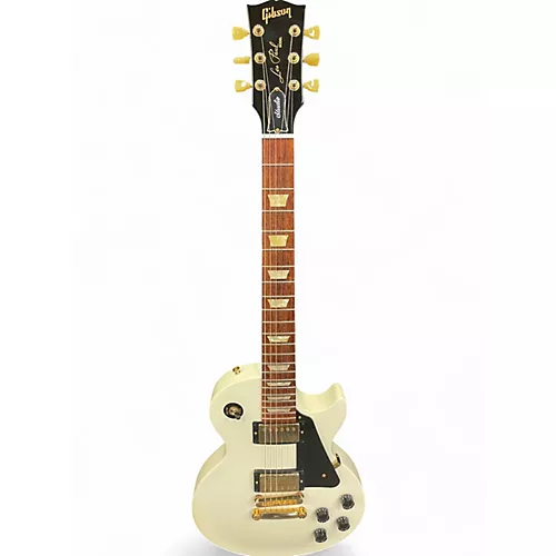 Used 2012 Gibson LES PAUL STUDIO Antique Ivory Solid Body Electric Guitar Antique Ivory - musicians--Friend
