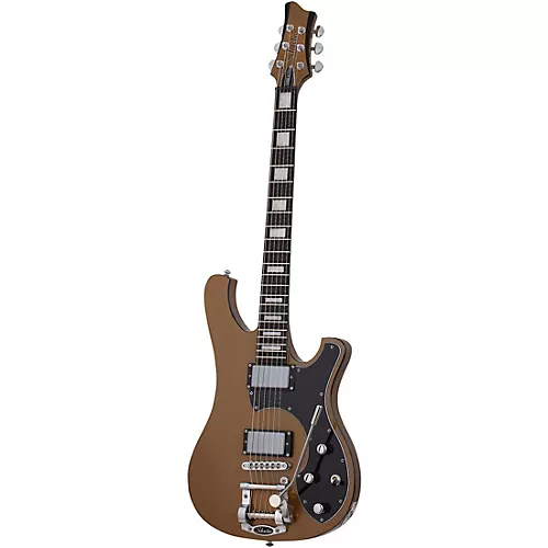 Schecter Guitar Research Stargazer-6 Vibrato Electric Guitar Metallic Gold - musicians--Friend