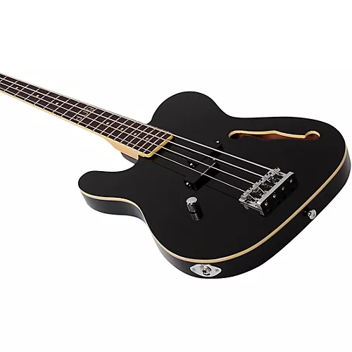 Schecter Guitar Research dUg Pinnick Signature Baron-H Left-Handed Electric Bass Black - musicians--Friend