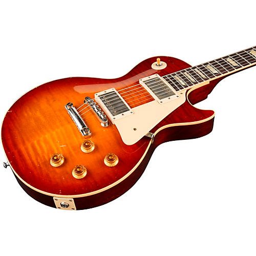 Gibson Custom Tom Murphy 1959 Les Paul Standard Electric Guitar Aged Cherry Burst - musicians--Friend