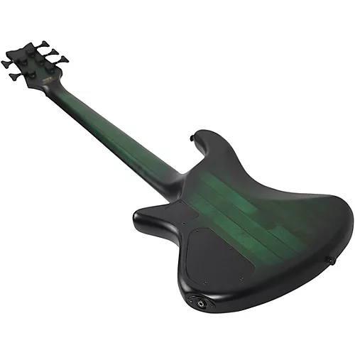 Schecter Guitar Research Stiletto Studio-5 5-String Electric Bass Guitar Ocean Blue Burst - musicians--Friend