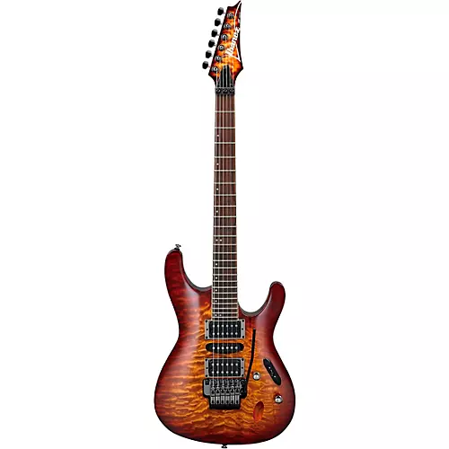 Ibanez S Series S670QM Electric Guitar Dragon Eye Burst - musicians--Friend
