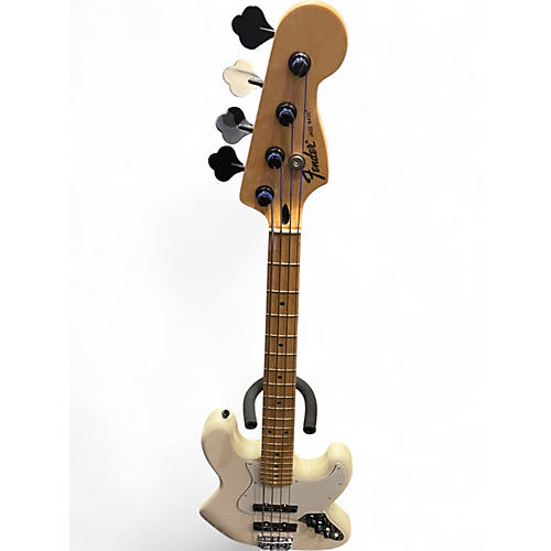 Used Fender Standard Jazz Bass Arctic White Electric Bass Guitar Arctic White - musicians--Friend