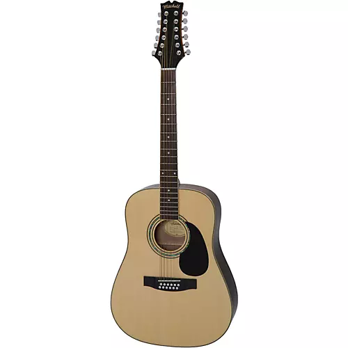 Mitchell D120S12E 12-String Dreadnought Acoustic-Electric Guitar Natural - musicians--Friend