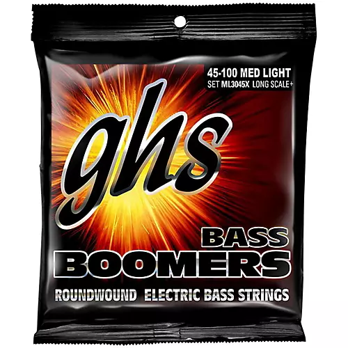 GHS Boomers Long Scale Plus Medium Light Bass Guitar Strings - musicians--Friend