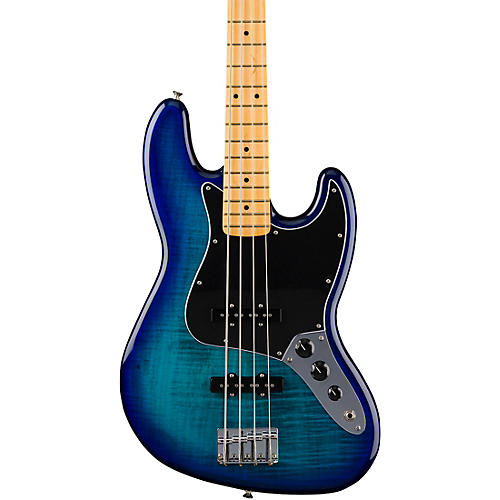 Fender Player II Jazz Bass Plus Top Limited-Edition Bass Guitar Blue Burst - musicians--Friend