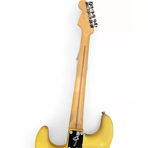 Used Fender Player Stratocaster Yellow Solid Body Electric Guitar Yellow - musicians--Friend