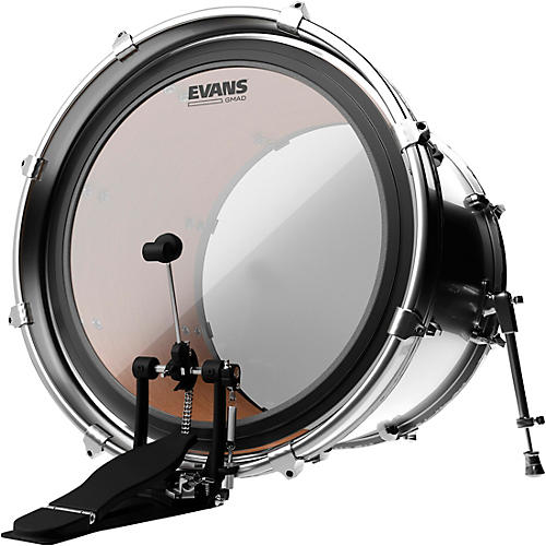 EVANS GMAD Clear Batter Bass Drum Head 20 in. - musicians--Friend