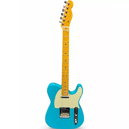 Used Fender American Professional II Telecaster miami blue Solid Body Electric Guitar miami blue - musicians--Friend