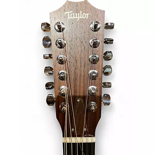 Used Taylor 254CE DLX Natural 12 String Acoustic Electric Guitar Natural - musicians--Friend
