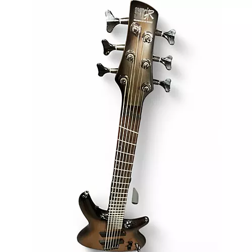 Used Ibanez SRC6MS Black Stained Burst Electric Bass Guitar Black Stained Burst - musicians--Friend