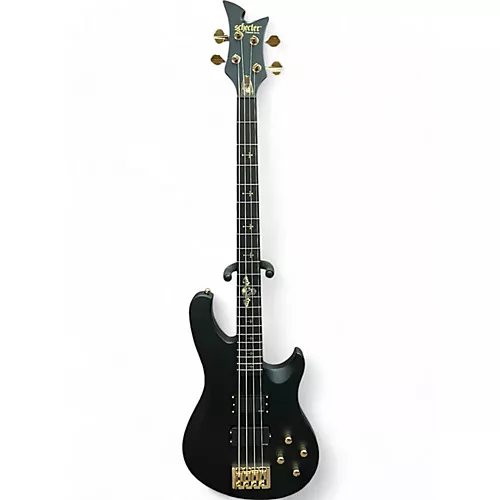 Used Schecter Guitar Research Johnny Christ Signature Satin Black Electric Bass Guitar Satin Black - musicians--Friend