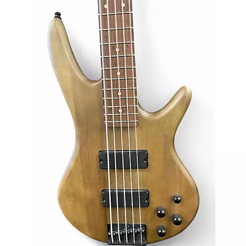 Used Ibanez GSR205 5 String Walnut Electric Bass Guitar Walnut - musicians--Friend