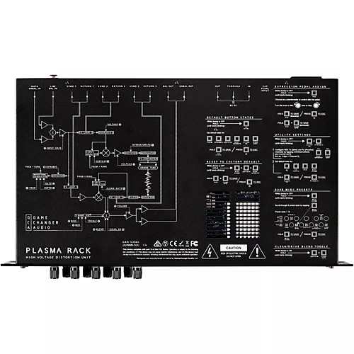 Gamechanger Audio Plasma Rack Rackmount Distortion Effects Processor Black - musicians--Friend