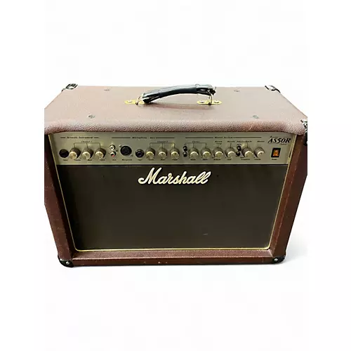 Used Marshall AS50R 50W 2X8 Acoustic Guitar Combo Amp - musicians--Friend