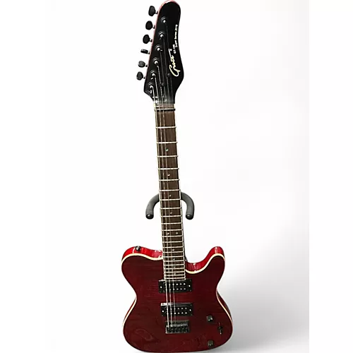 Used Grote gt-150  Red Solid Body Electric Guitar Red - musicians--Friend
