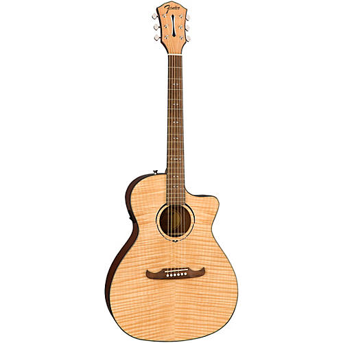 Fender FA-345CE Auditorium Acoustic-Electric Guitar 3-Tone Tea Burst - musicians--Friend