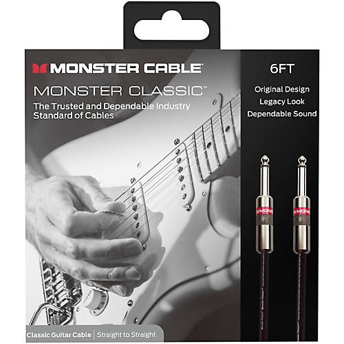 Monster Cable Prolink Classic Instrument Cable 3 ft. Black - musicians--Friend