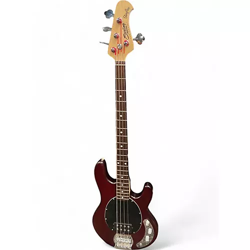 Used Sterling by Music Man Stingray Sub 4 Walnut Electric Bass Guitar Walnut - musicians--Friend