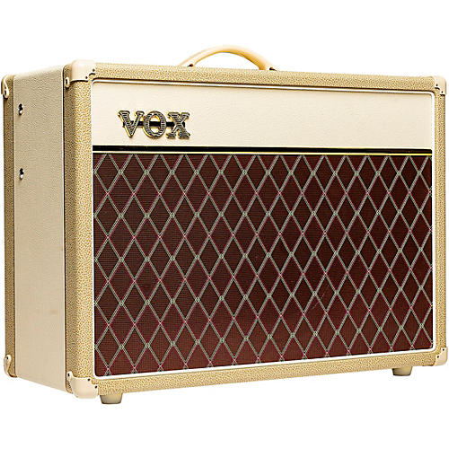 VOX Limited-Edition AC15 15W 1x12 Creamback Combo Guitar Amp Tan on Tan - musicians--Friend