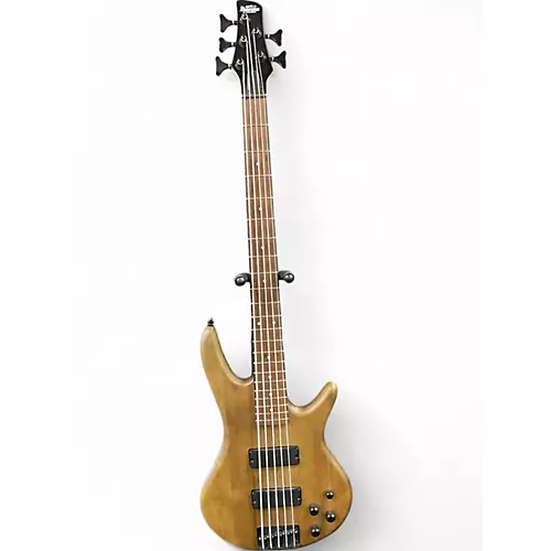 Used Ibanez GSR205 5 String Walnut Electric Bass Guitar Walnut - musicians--Friend