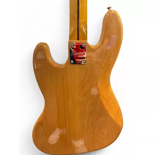 Used Squier Classic Vibe 70s Jazz Bass Natural Electric Bass Guitar Natural - musicians--Friend