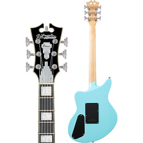 D'Angelico Premier Series Bedford SH Electric Guitar With Tremolo Sky Blue - musicians--Friend