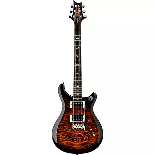 PRS SE Custom 24 Quilted Carved Top With Ebony Fingerboard Electric Guitar Violet - musicians--Friend