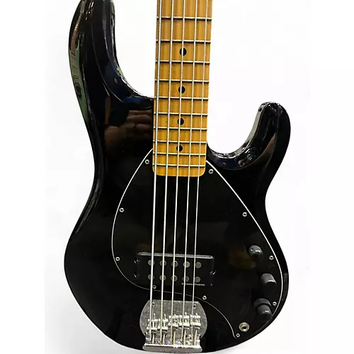 Used Sterling by Music Man SUB RAY 5 Black Electric Bass Guitar Black - musicians--Friend