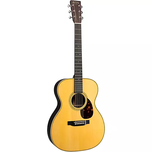 Martin OM-28E Standard L.R. Baggs Orchestra Model Acoustic-Electric Guitar Natural - musicians--Friend