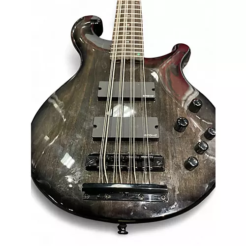 Used Dean Rhapsody 12 12-String TRANSPARENT BLACK Electric Bass Guitar TRANSPARENT BLACK - musicians--Friend